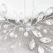 Ushiny Crystal Hair Pins - Silver Rhinestone Bridal Headpiece & Pearl Hair Accessories for Women & Girls - Buy Online on GoSupps.com