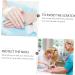 Healeved 60 Pcs Nail Case Nail Soaker Cap Nail Art Gel Nail Varnish Cover Peel off Cuticle Protector Nail Polish Tip Nail Polish Soaker Nail Polish Varnish Cover Manicure Armor Set Plastic 4x2cmx3pcs As Shownx3pcs - Buy Online on GoSupps.com