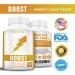 OPTML Boost: 100mg Caffeine & 200mg L-Theanine Energy Pills for Focus & Mood 120 Capsules No Crash No Jitters - Buy Online on GoSupps.com