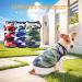 Shop TVmall 3-Piece Dog T-Shirts | 100% Cotton Camo Sports Shirts | Breathable Summer Pet Clothing for Puppies & Small Dogs | Available in Green Blue Red (XXL) - Buy Online on GoSupps.com