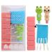 Ear Wax Removal Tool LED Ear Wax Remover Ear Cleaner Ear Pick Spoon Earwax Remover Curette Tweezer Ear Spoon Cleaning with LED Lighting for Kids and Adult 2PCS (Green Yellow)