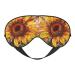 Sleep Mask Eye for Women Men Reusable Soft Blackout Eye Masks Covers for Night Better Sleep Travel Camping Road Trip Essentials Gifts for Him Her - Sunflower Printed