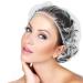 200pcs Disposable Shower Caps - Multi-Purpose Thickening Elastic Bath Cap Plastic Waterproof Clear Shower Cap Bath Shower Caps Women Spa,Men Hair Caps,Home Use,Hotel and Hair Salon, Portable Travel 200 Count (Pack of 1)