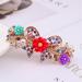 Crystal Flower Hair Barrettes Vintage Butterfly Rhinestone French Spring Clasp Claws Pearl Hair Clips Accessories for Women Girls Teens (Multi-colored) - Buy Online on GoSupps.com