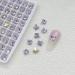 FEIlei 10 Pcs Heart Nail Charms Pointed Back Nail Art Charms Butterfly Nail Rhinestones - Buy Online on GoSupps.com