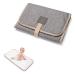 Baby wrap pad portable diaper pad diaper pad for on the go baby wrapping pad for infants and toddlers breathable washable reusable gray