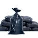 Sandbaggy Black Sandbags | Empty Poly Bags W/ 4000 HR UV Protection | 14 Inch x 26 Inch | Ultra-Tough Sand Bags That Can Be Dropped 40 Times | Sand Bags Trusted by US Military (10 Bags)