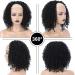Fancy Afro Kinky Wig - Short Curly Heat Resistant Half Wig for Women - Synthetic Party Cosplay Hairpiece - Buy Online on GoSupps.com