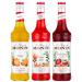 Monin Orange Syrups - Orange, Spritz Orange, Blood Orange - 3x70cL