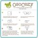 OsoCozy Bleached Birdseye Flat Cloth Diapers - 100% Cotton - White - 27.5 x 30.5 Inches - 1 Dozen - Buy Online on GoSupps.com