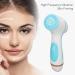 Facial Cleansing Brush Silicone Pore Deep Cleansing Electric Face Brush for Salon (Blue) - Buy Online on GoSupps.com