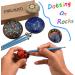 Meuxan 10 Piece Dotting Tools Ball Styluses for Rock Painting Pottery Clay - Blue Wooden Set - Buy Online on GoSupps.com