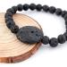 Soulnioi Obsidian Chakra Necklace & Black Sun Volcanic Rock Bracelet Set - Buy Online on GoSupps.com
