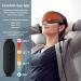 MOUNTRAX Heated Eye Mask - 3D Total Blackout Design - Smart IC for Safe Warm Compress - Heating Pad for Dry Eyes | Improve Sleep, Relieve Fatigue, Puffiness, Migraines - Grey - Buy Online on GoSupps.com