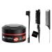 Edge Control Hair Wax and 3 Smoothing Brushes | Ultra Hold Gummy Wax 150ml, Gummy Hair Gel for Men and Women, Mahn K Collection Smoothing Back Brush Set for