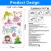 Mocossmy Princess Temporary Tattoos for Kids - 9 Sheets Mermaid Princess Animals Butterfly - Waterproof Fake Tattoos for Girls Birthday Party - DIY Crafts & Body Decoration - Buy Online on GoSupps.com