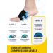 Plantar Fasciitis Relief Brace & Arch Support Sleeves - Adjustable Cushioned Support for Flat Feet & Foot Pain - Sizes M 5-8 / W 6-9.5 - Black - Buy Online on GoSupps.com