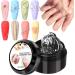 3D Gel 3D Extension Sticker No Rinse Styling Gel French Tip Home Manicure Pedicure Care for Women and Girls with Rhinestone Decorations and Foglina - Buy Online on GoSupps.com