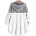 Hanxiulin Women's Fleece Jacket - Plush Cuddly Winter Parka Windproof Hooded Top in Gray (4XL) for Outdoor Comfort - Buy Online on GoSupps.com