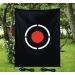 Doubleriver Golf Target Cloth Golf Net Replacement Target Golf Hitting Target Cloth Golf Practice Target Golf Training Aids Indoor Outdoor 5X6FT Golf Target Black