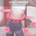 Smart Weighted Hoola Exercise Hoop | Abdomen Fitness & Weight Loss Massage | Adjustable Size for Adults & Kids | Violet - Buy Online on GoSupps.com