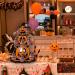 Halloween Cupcake Stand & 12 Cupcake Toppers Set 3 Tier Pumpkin Cardboard Cupcake Holder Ghost Spider Bat Pumpkin Cake Toppers for Kids Birthday Baby Shower Halloween Party Decoration Supplies Halloween Pumpkin - Buy Online on GoSupps.com