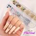 Teenitor Nail Art Decoration Kit - Brushes, Glitters, Rhinestones, Stickers & More - Buy Online on GoSupps.com