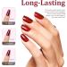 Nail Polish Set - Nude Nail Varnish Sets - Nude Brown Pearl Red Pink Nail Varnish - Oil-Based Formula French Manicure Nail Polish - Long Lasting Nail Polish for Women DIY Nail Art - Buy Online on GoSupps.com