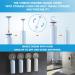 RorincoGi Tongue Scraper 2 Pack - Soft Tongue Cleaner for Fresh Breath - Oral Care Tools for Adults & Kids - White & Blue - Buy Online on GoSupps.com