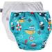 Pink & Blue 2-part swimming diaper swimming trousers and reusable swimming trunks for boys and girls (4.5-16 kg or 7-20.5 kg) environmentally friendly for the fur (Marine-L) Marine L (2 Pack)