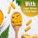 Vitamatic Turmeric Curcumin Supplement (10:1 Equivalent 3000 Per Serving, Made with 95% Curcuminoids, Black Pepper, Ginger, Moringa) 120 Vegetable Capsules, Non-GMO, Gluten Free - 2 Pack - Buy Online on GoSupps.com