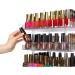 MK387 - Transparent Acrylic Nail Polish Rotating Display Rack | 3 Storage Compartments | International Shipping - Buy Online on GoSupps.com