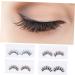 FRCOLOR 4 Pairs Sequin False Eyelashes Segmented False Eyelashes Sequins Fake Lash Natural False Soft Thick Lashes Artificial Eyelashes Handmade Eye Lashes Cosplay Decorate Chemical Fiber - Buy Online on GoSupps.com