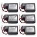 6 Pack 6V MR-BAT6V1SET 2CR17335A WK17 Battery for M80 Driver J4 servo System 1800mAh with White Plug