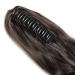 Sego Dark Brown Ponytail Extension - Voluminous Wavy Hairpiece (45cm 140g) for Natural-Looking Style - Buy Online on GoSupps.com
