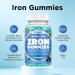 2 Pack Iron Gummies for Adults & Kids Iron Supplement Strawberry Blueberry Flavor - Buy Online on GoSupps.com