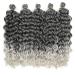 Ocean Wave Crochet Wavy Hair 18 Inch 5 Packs Hawaii Curly Braiding for Goddess Locs Crochet - Tgrey - Buy Online on GoSupps.com