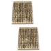 Angoily 2pcs Set 12pcs Brow Pencil Eyebrow Pen Eyeliner Pencil with Brush Iron Tube Double Head - Buy Online on GoSupps.com