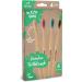 Eco Gang Bamboo Toothbrush Soft | Pack of 4 | Eco-Friendly & Sustainable Oral Care - Buy Online on GoSupps.com
