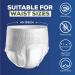ViraCare Adult Incontinence Pull Up Pants Medium Size 12 M | Heavy Absorbent Unisex Pull Ups with Leak Stop Guards | Soft-Stretch Waistband | 12 Count Pack - Buy Online on GoSupps.com