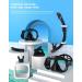 Greatever Dry Snorkel Set - Anti-Fog Scuba Diving Mask for Adults | Professional Snorkeling Gear in Black - Buy Online on GoSupps.com