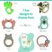 BUSY BABY Sloth Teething Toy - 2-in-1 Teether and Toy for Babies and Toddlers - 100% Food Grade Silicone - BPA/BPS Free - Dishwasher Safe - Buy Online on GoSupps.com