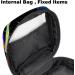 Menstruation Pad Bag with Zipper | Women's Napkin & Tampon Organizer | Black Floral & Tropical Designs - Buy Online on GoSupps.com