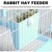 TEHAUX Rabbit Hay Pet Feeding Rack Large Capacity Hay Storage Holder Cage Tool for Rabbit Chinchilla Guinea Pig or Other Small Animals Rabbit Feeder - Buy Online on GoSupps.com