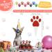 Weecent 48 Pcs Paw Cake Topper - 8 Color Paw Print Cupcake Topper Dog Birthday Party Supplies Dog Cupcake Toppers Pet Puppy Dog Birthday Party Decorations Multicolored - Buy Online on GoSupps.com