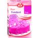 Ruf Fondant Pink suitable for shaping figures flowers and letters modeling fondant roll fondant without palm oil gluten -free and vegan 250g 250 g (1 Pack) pink