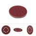 125mm Polishing Grinding Wheel - Red Perforated Flocked Sandpaper & Support Pads (60#) | International Shipping Available - Buy Online on GoSupps.com