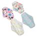 Hemoton 4pcs Washable Aunt Towel pad Pads bam- Menstrual Cloth Bamboo Nursing Pads Washable Incontinence Pads Bamboo Charcoal Menstrual Pads Panty Liner Menstrual Pad Organic