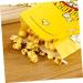 JECOMPRIS 50pcs Popcorn Bag Popcorn+snack+bags Candy Nativity Accessories Bulk Gift Bags Snacks Container Party Popcorn Boxes Bulk Popcorn Oil-proof Popcorn Pouch Paper Biscuit Packing Bag 29X15.5X8CM Yellow - Buy Online on GoSupps.com