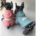 Zoonpark Dog Hoodie - Soft Fleece Winter Clothing for Small Medium & Large Dogs - Pink XL 40cm Length - Security Inscription - Buy Online on GoSupps.com